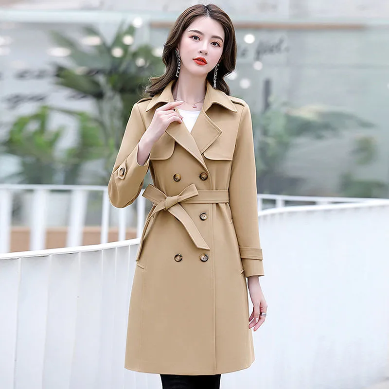 Ana Bade Women's Double Breasted Slim-Fit Coat