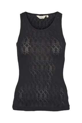 Ana Tank GOTS - Black