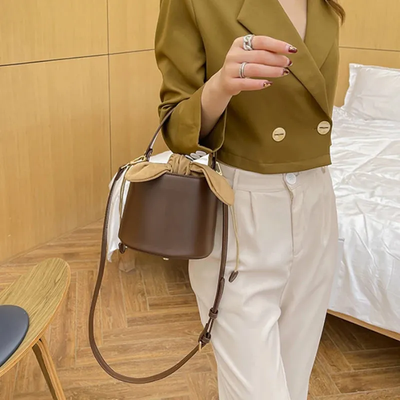 Anais Bow Top Bucket Tote
