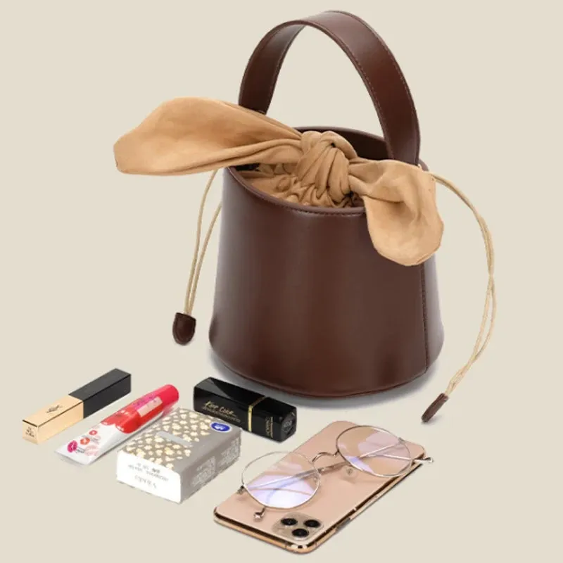 Anais Bow Top Bucket Tote