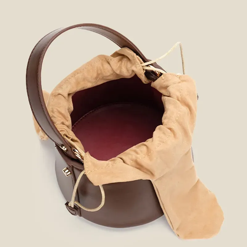 Anais Bow Top Bucket Tote