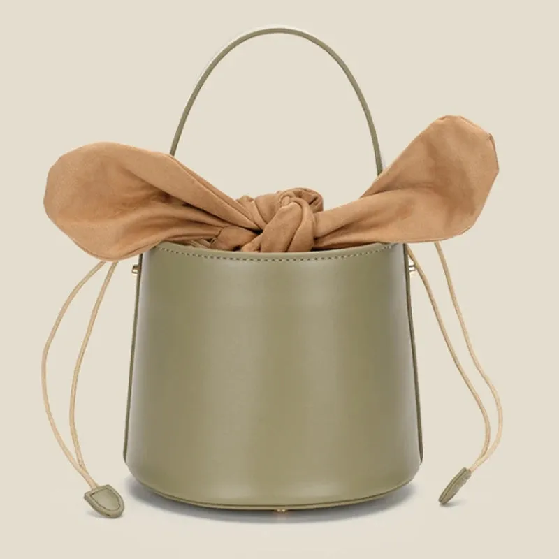 Anais Bow Top Bucket Tote