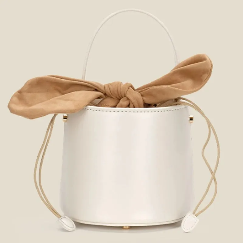 Anais Bow Top Bucket Tote
