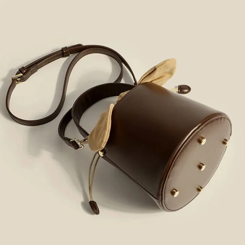 Anais Bow Top Bucket Tote