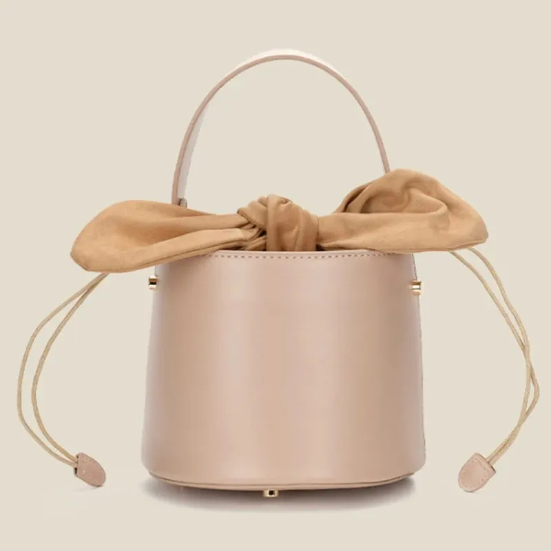 Anais Bow Top Bucket Tote