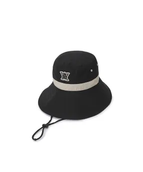 ANEW Unbalanced Wide Brim Bucket Hat - Black