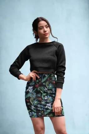Animal Pattern Pencil Skirt