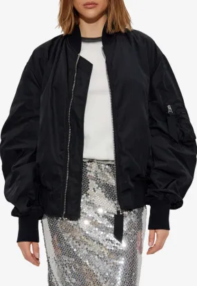 Anja Zip-Up Bomber Jacket