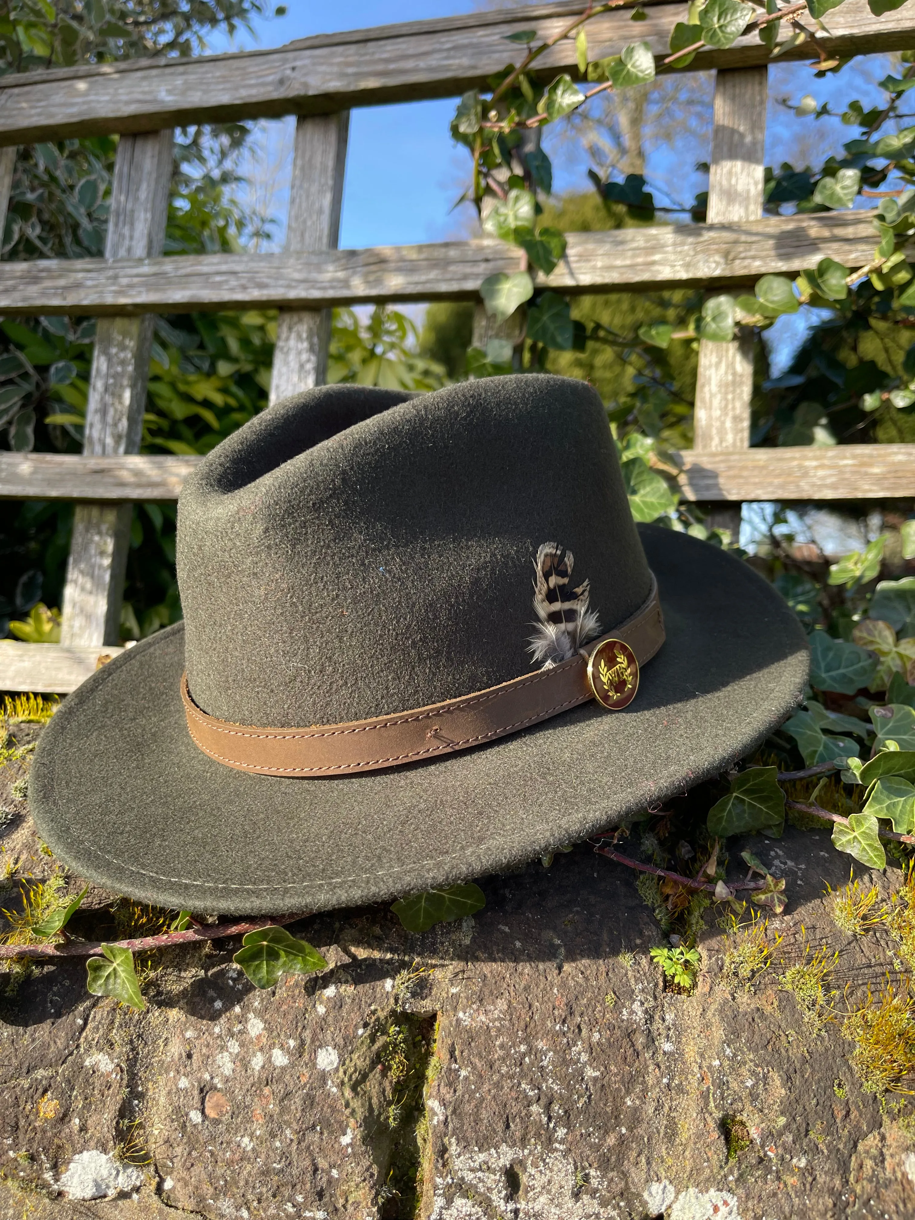 ANNABELLE (dark green) fedora