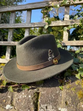 ANNABELLE (dark green) fedora