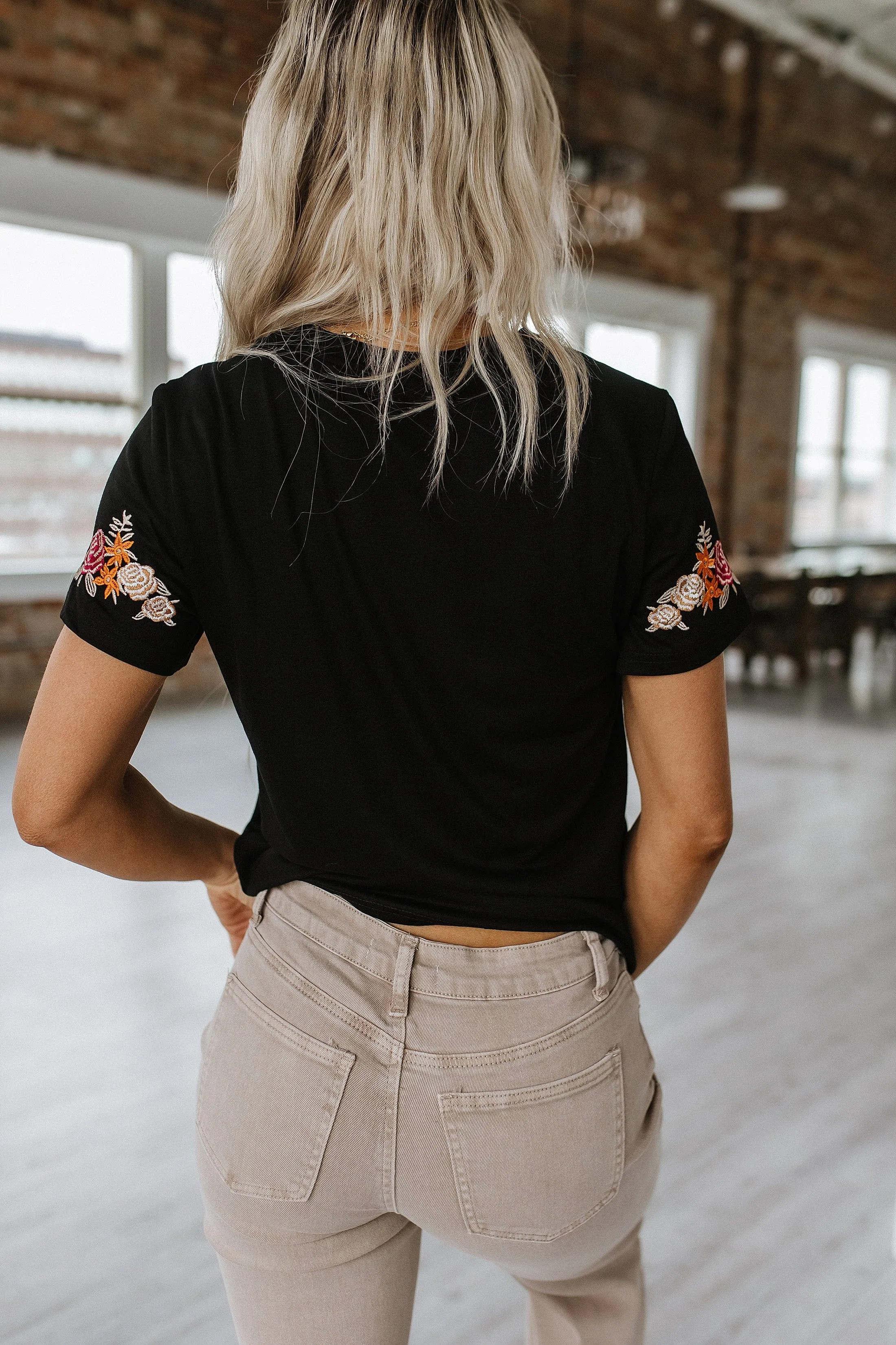 Annabelle Embroidered Print Top | S-XL | PRE ORDER