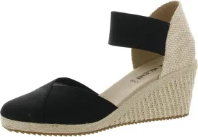 Anne Klein Women's Zoey Wedge Sandal ZOEY01F9 Black 8.5M