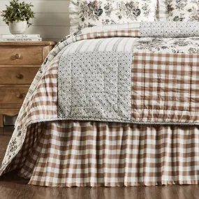 Annie Portabella Buffalo Check Bed Skirt
