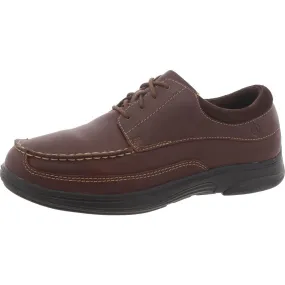 Anodyne Mens Leather Lace Up Loafers