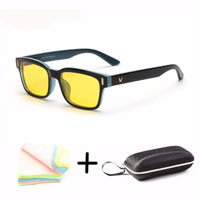 Anti Blue Rays Gaming Glasses with 100% UV400 Radiation-resistant