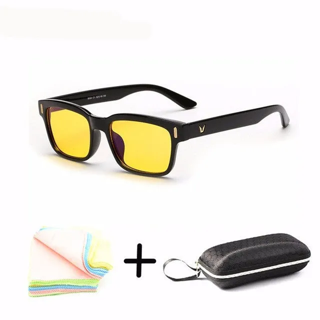 Anti Blue Rays Gaming Glasses with 100% UV400 Radiation-resistant