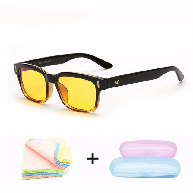 Anti Blue Rays Gaming Glasses with 100% UV400 Radiation-resistant