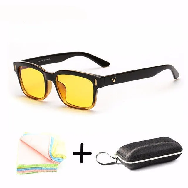 Anti Blue Rays Gaming Glasses with 100% UV400 Radiation-resistant