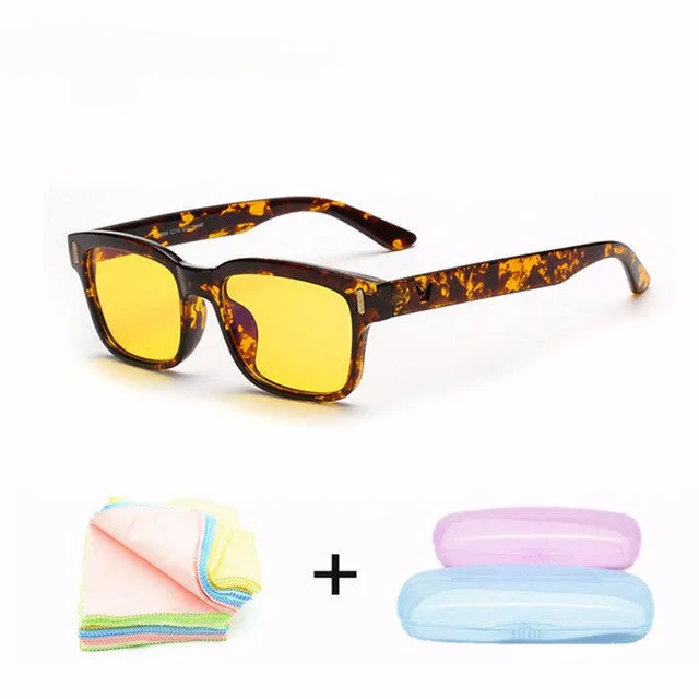 Anti Blue Rays Gaming Glasses with 100% UV400 Radiation-resistant