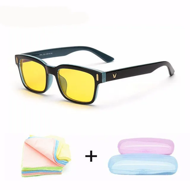 Anti Blue Rays Gaming Glasses with 100% UV400 Radiation-resistant