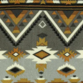 Anti Pill Fleece Print - MONTANA - 049 - Grey