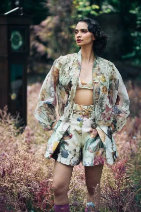 Antiquity Embellished Bomber Jacket Set