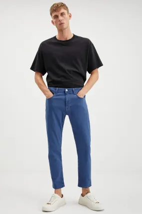 Antoni Men Tapered Fit Pipe Tota Thick textured flexible structure Magic denim jeans blue jeans