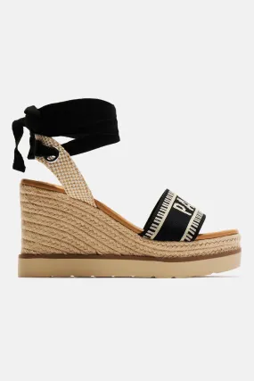 Any Time Any Place Wrap Up Wedges - Black/combo