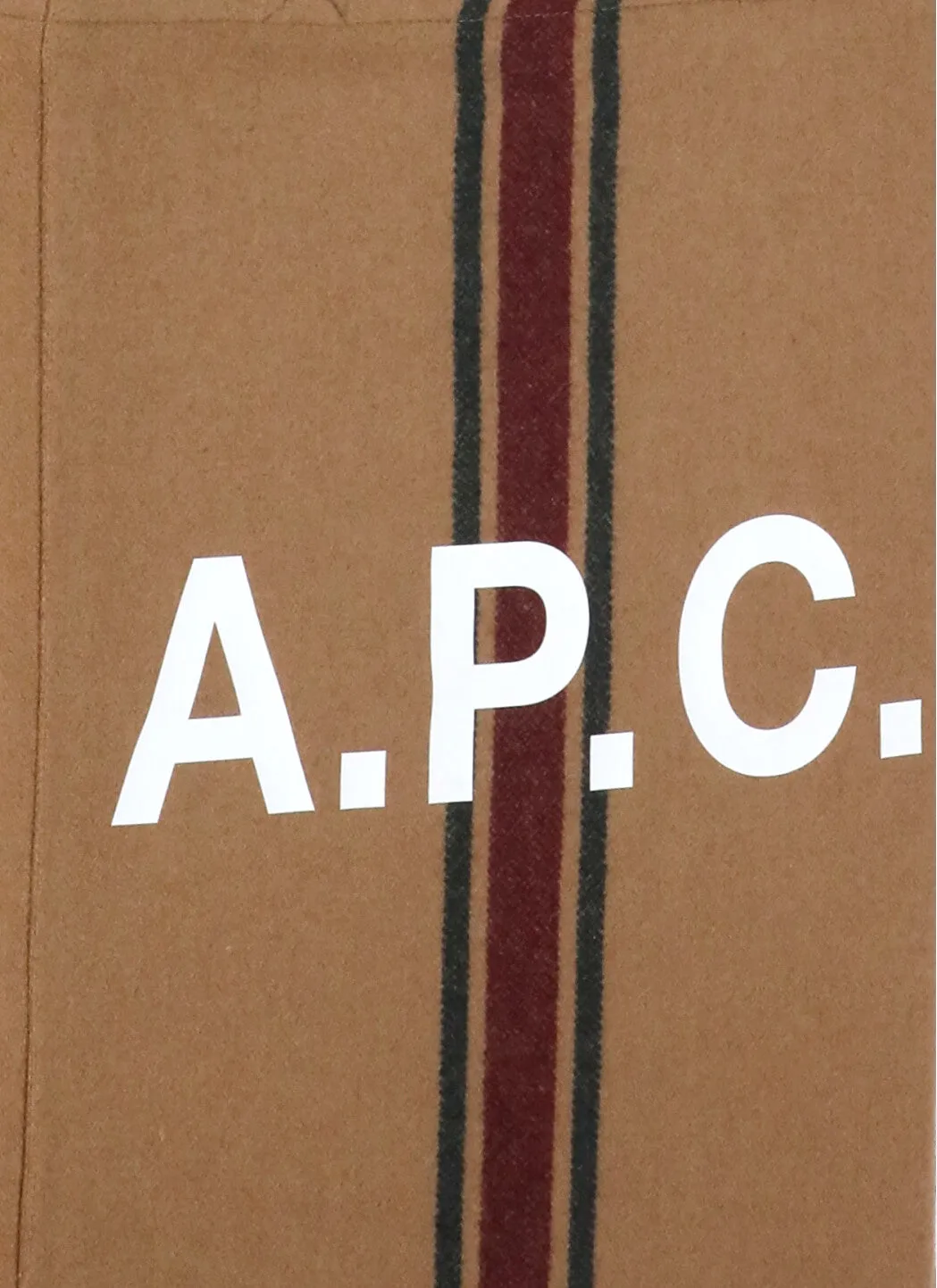 A.P.C. Lou Logo Print Tote Bag