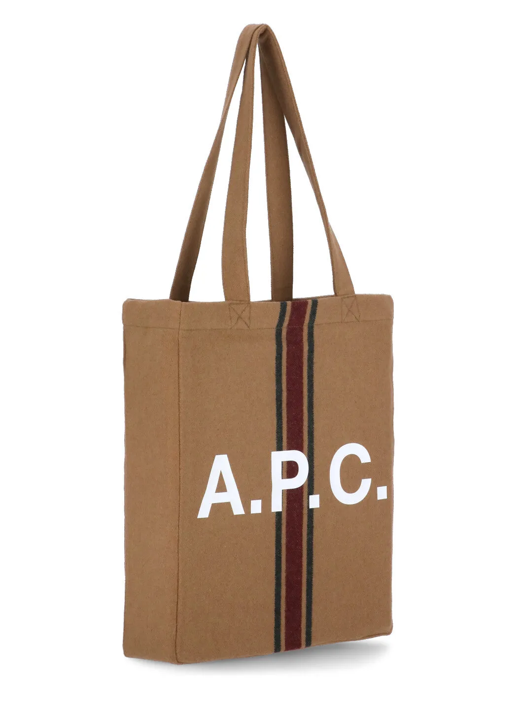 A.P.C. Lou Logo Print Tote Bag