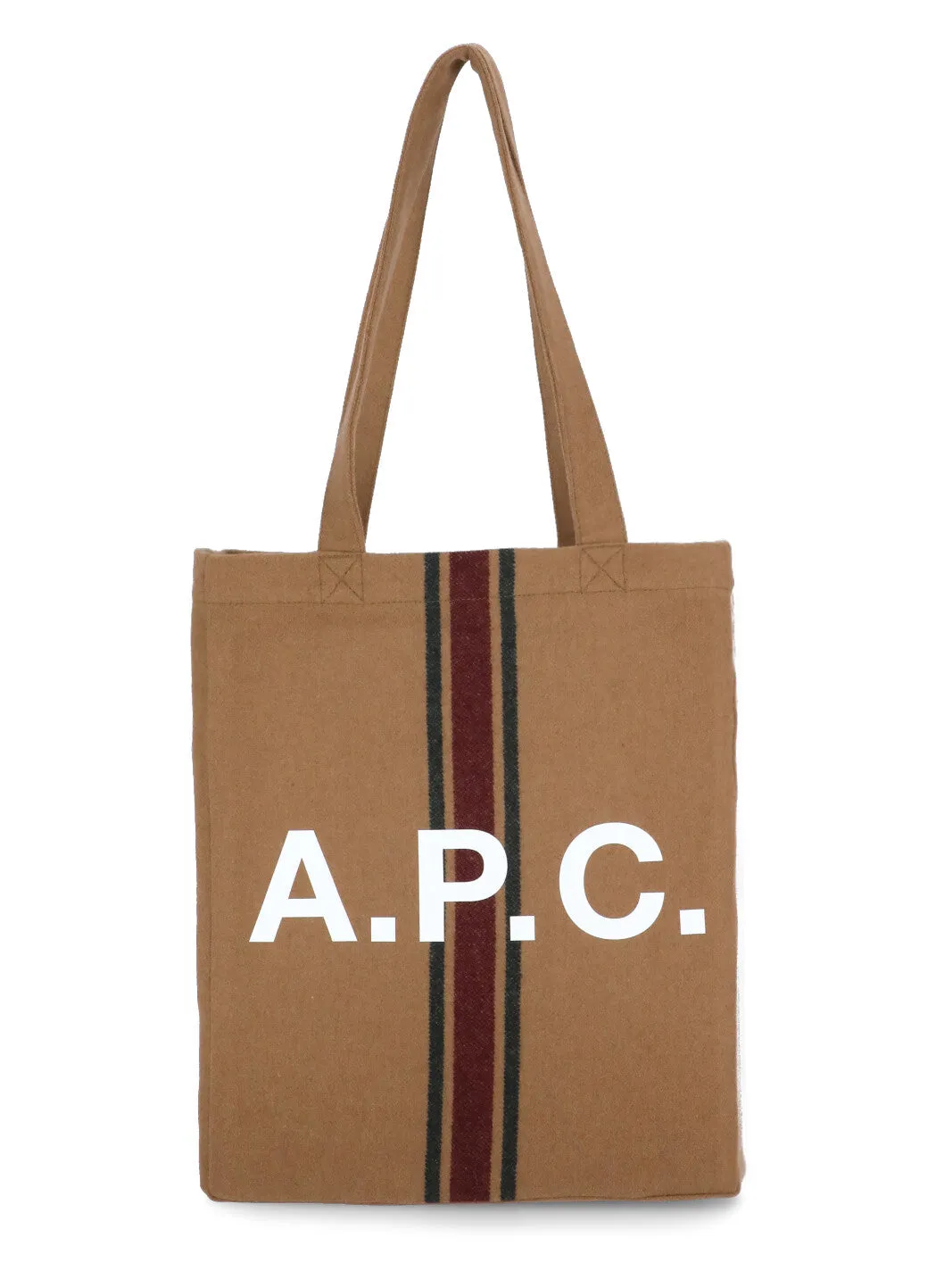 A.P.C. Lou Logo Print Tote Bag