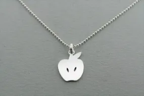apple pendant on 45cm ball chain