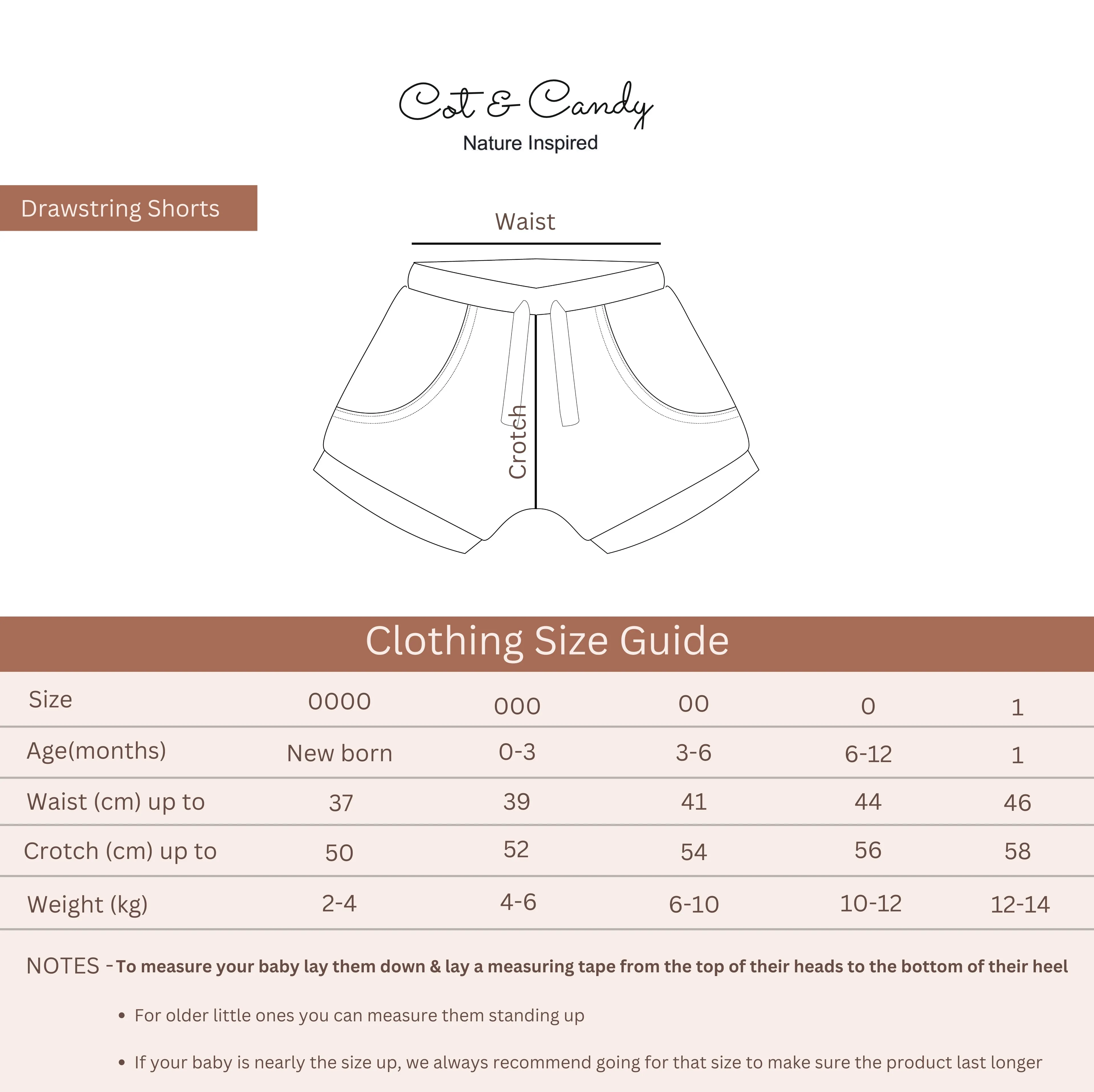 Aqua Organic Drawstring Shorts