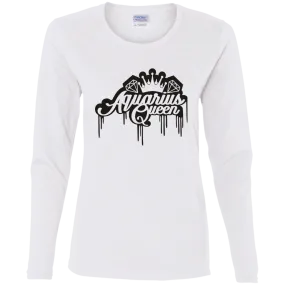 Aquarius Queen Ladies' Cotton LS T-Shirt