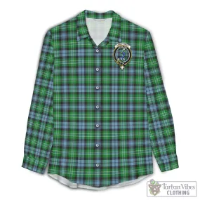 Arbuthnot Ancient Tartan Women's Casual Shirt with Family Crest