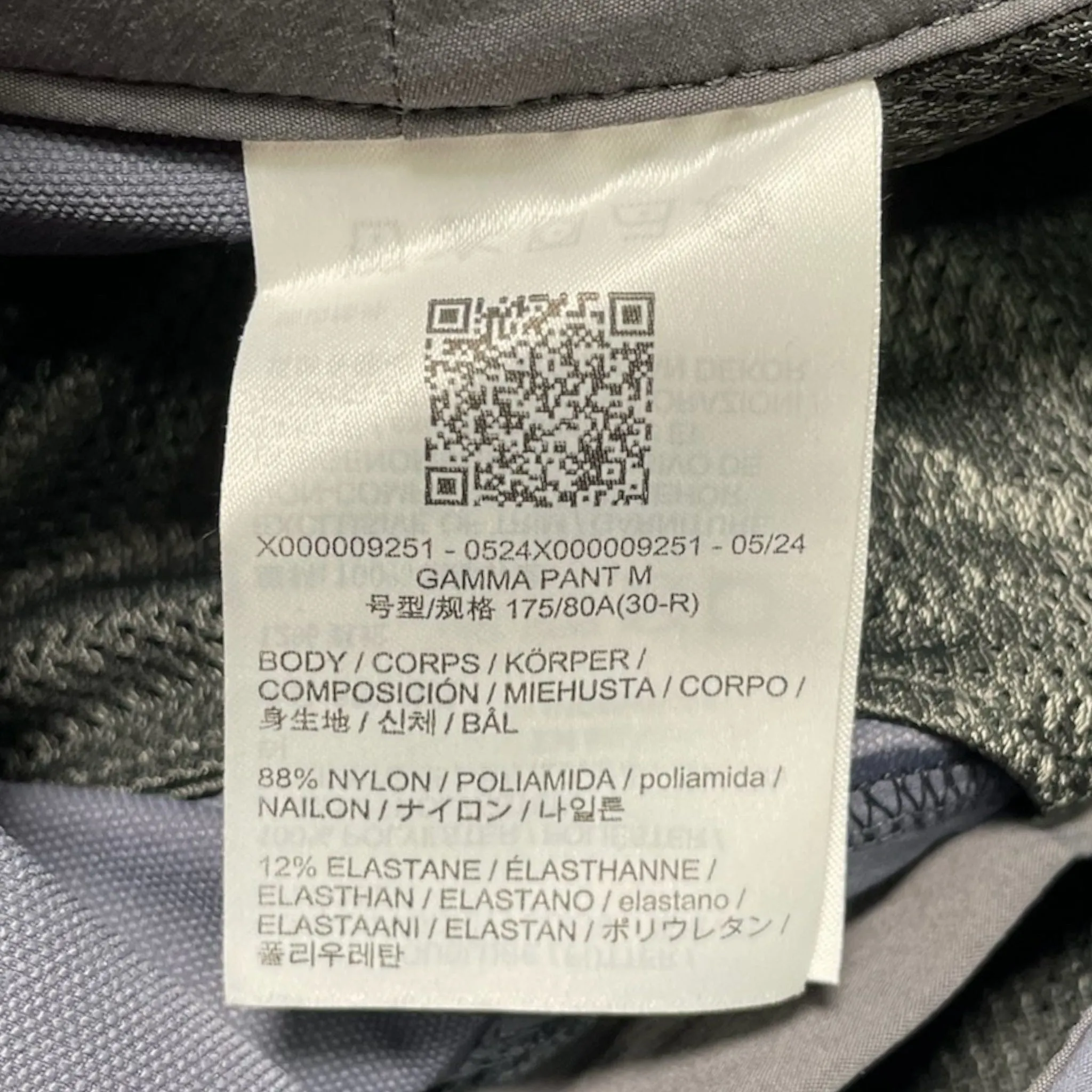Arcteryx Gamma V Gortex Pants Stratus