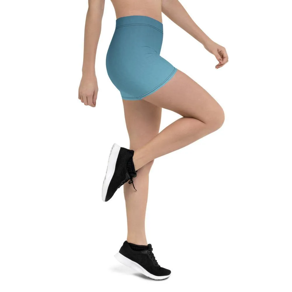 Arctic Sky Ombre Low Waist Shorts