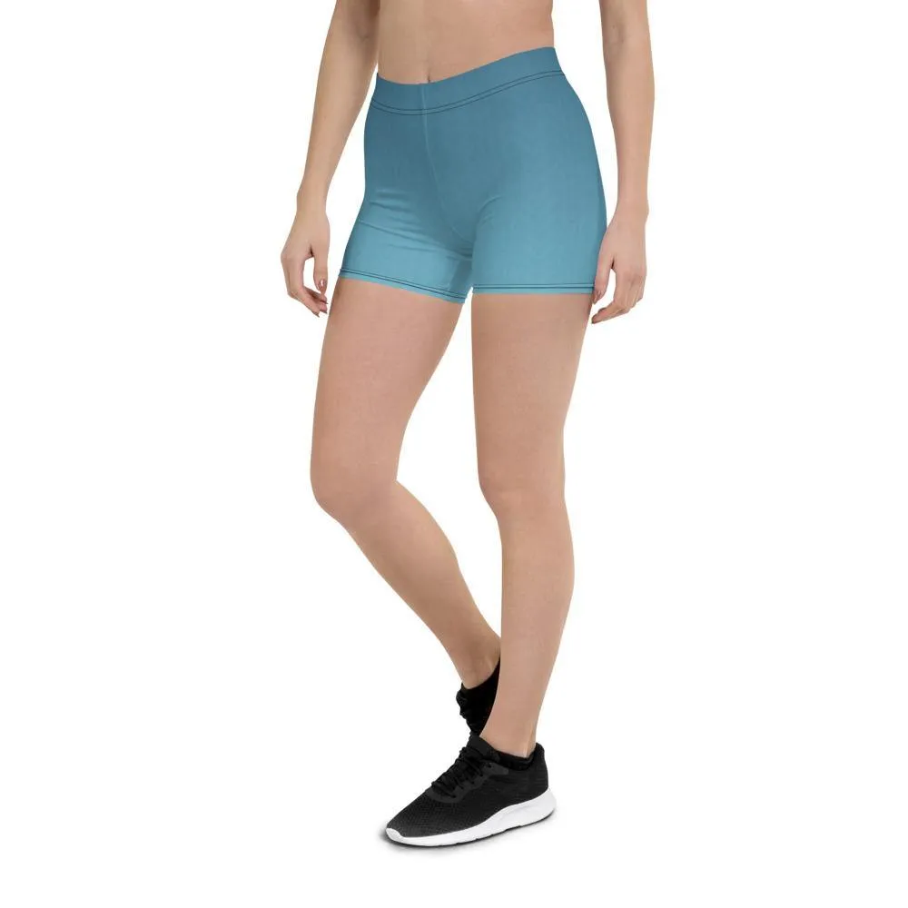 Arctic Sky Ombre Low Waist Shorts