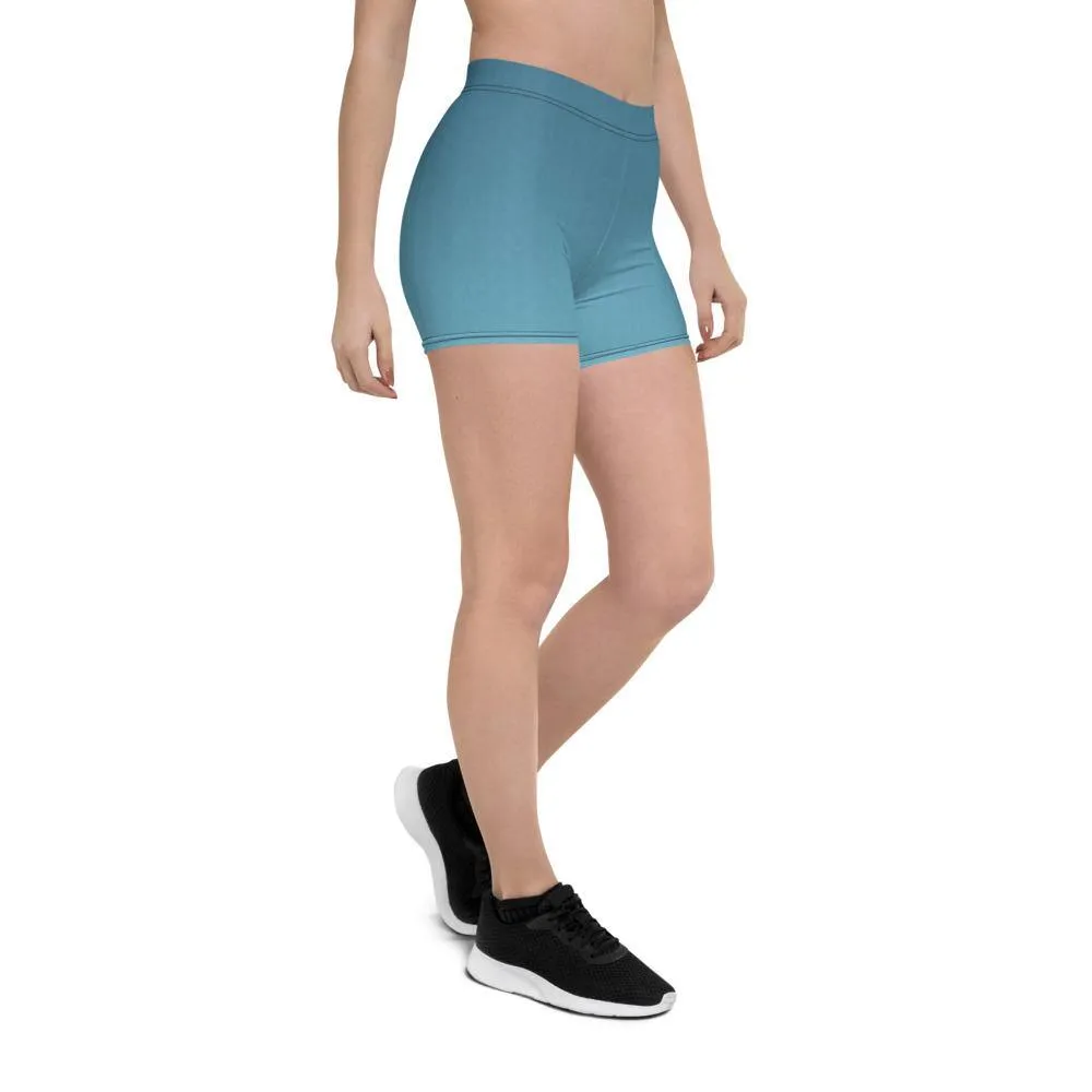 Arctic Sky Ombre Low Waist Shorts