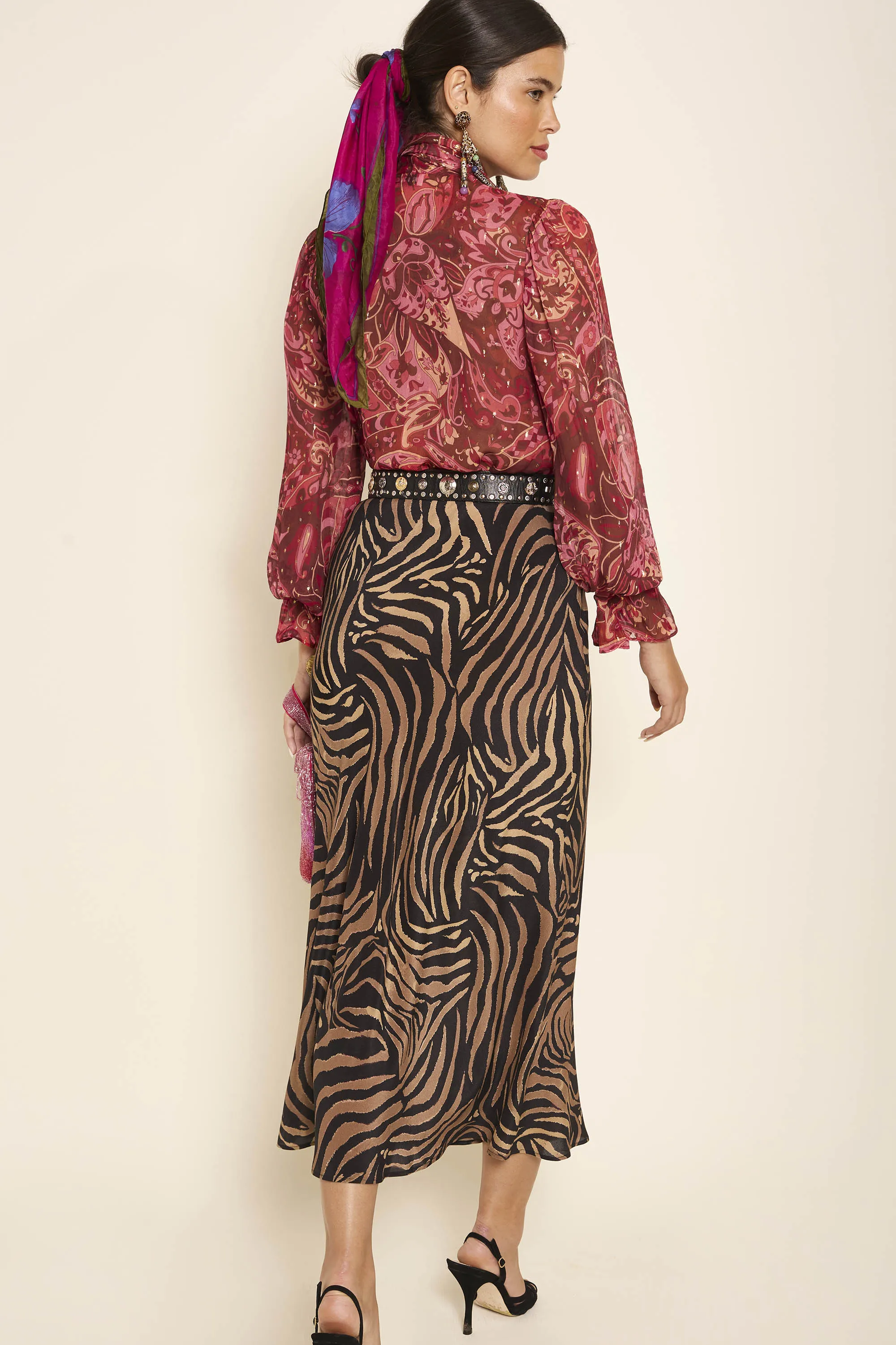 ardith - tiger patchwork black