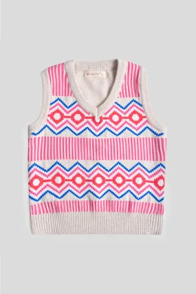 Argyle Printed Sweater