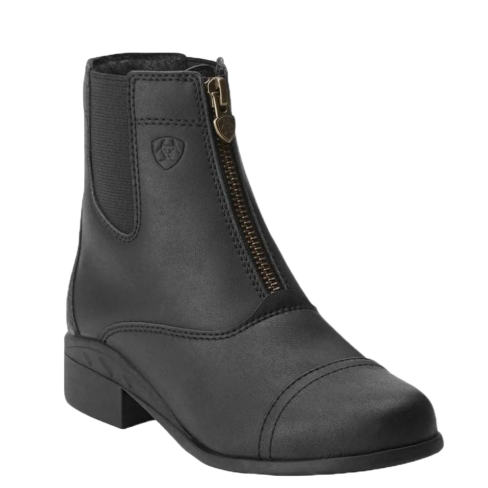 Ariat® Children's Scout Black Zip Paddock Equestrian Boots 10015198