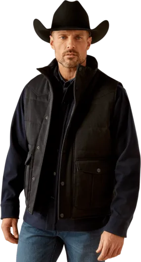 Ariat Men's Charcoal Heather Relentless Weatherford Insulated Vest