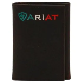 Ariat Men's Mexican Logo Tri-Fold Wallet
