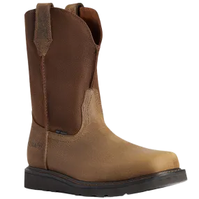 Ariat Men's Rambler Work Edge Earth Brown Square Steel Toe Boots 10035882