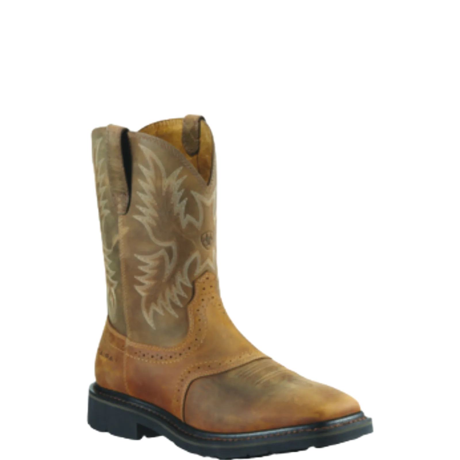 Ariat Men's Sierra Aged Bark Wide Square Steel Toe Work Boots 10010134