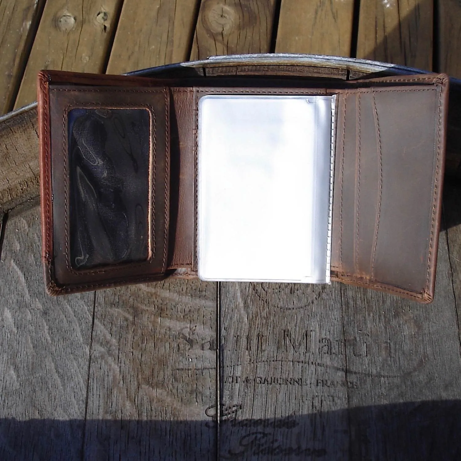 Ariat Tri fold Wallet - Brown/Fawn WLT3100A