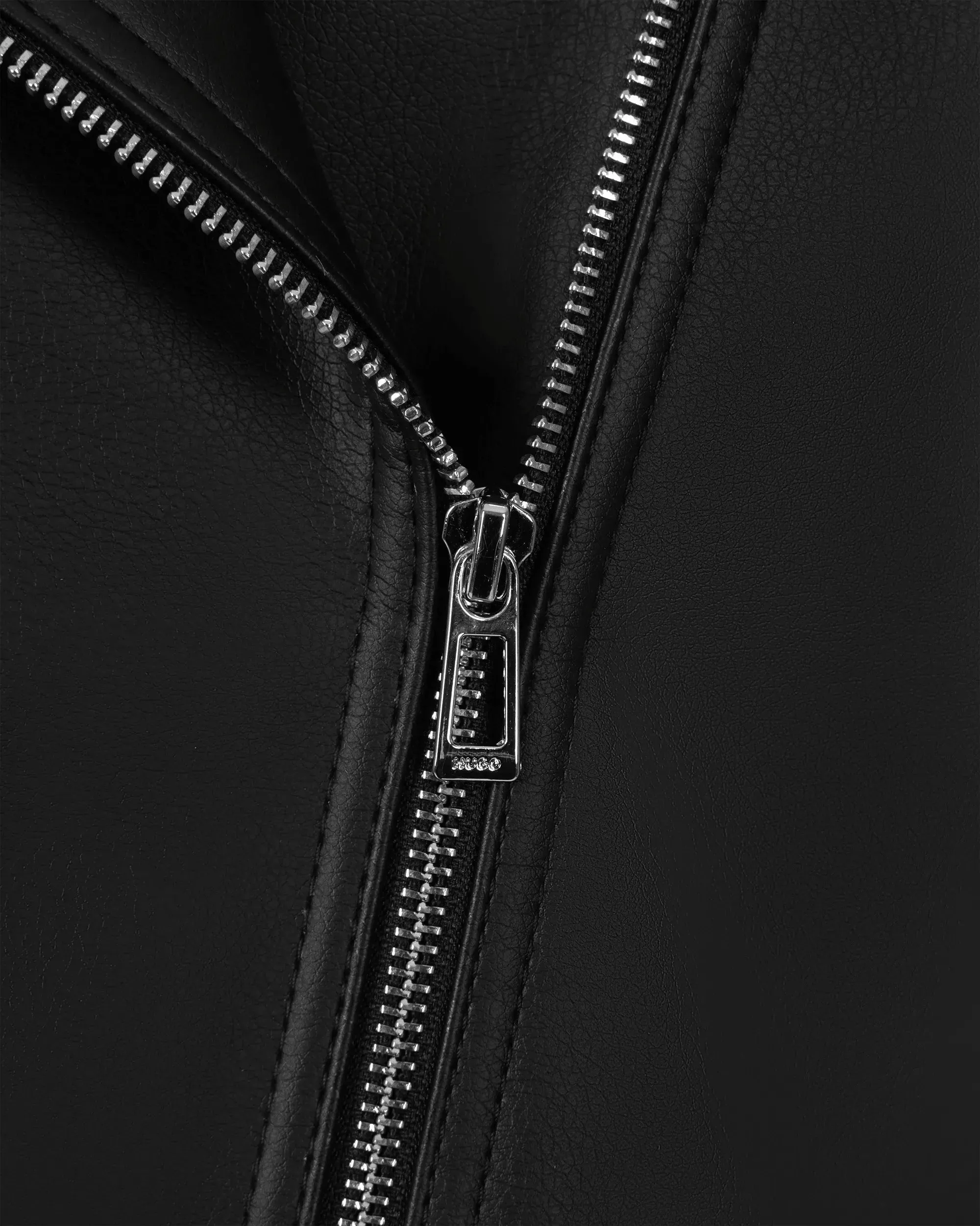Arida Faux Leather Biker Jacket