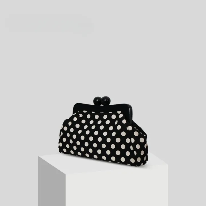 Arie Polka Dot Clutch Purse