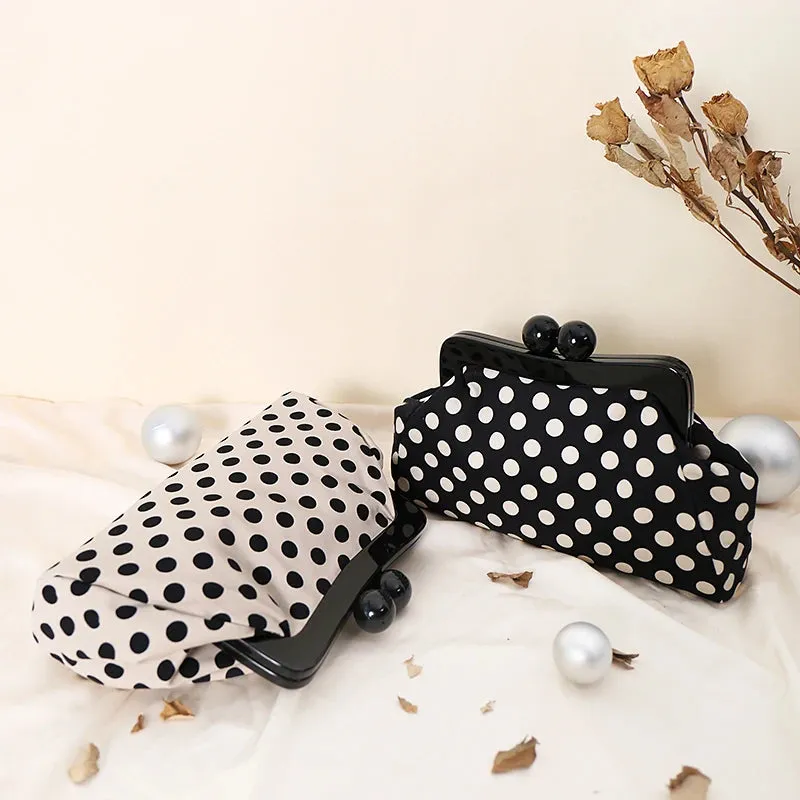 Arie Polka Dot Clutch Purse